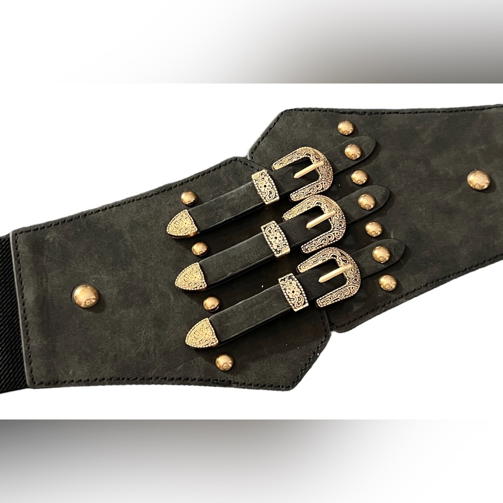 Black Waist Cincher Belt
